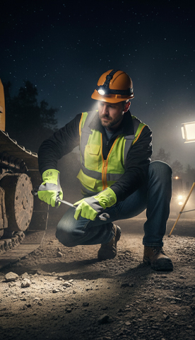 hi-viz gloves